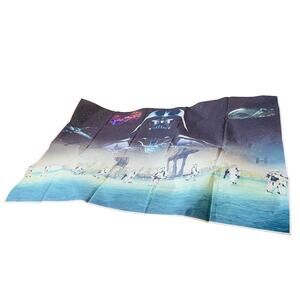 Star Wars Wall Banner Party Back Drop Darth Vader Storm Troopers 59" x 39"